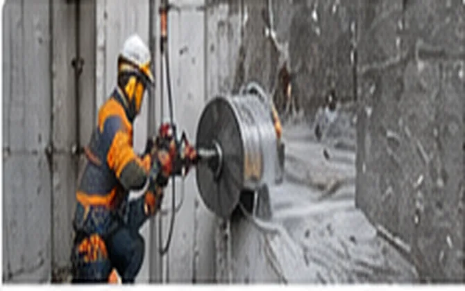Minh họa dịch vụ Cắt tường bê tông